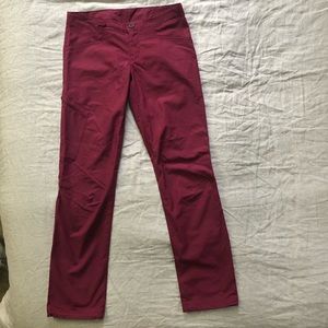 Patagonia lightweight rock climbing pants, size 2